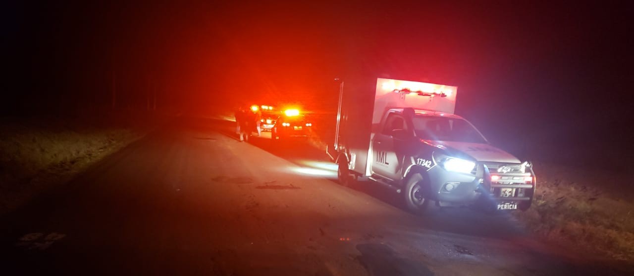 Pedestre morre após ser atropelado na PR-576, em Santa Mônica