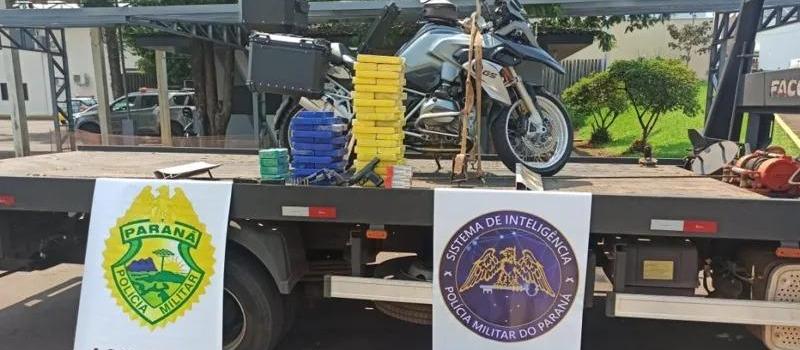 PF mira grupo que escondia drogas em motos de alta cilindrada