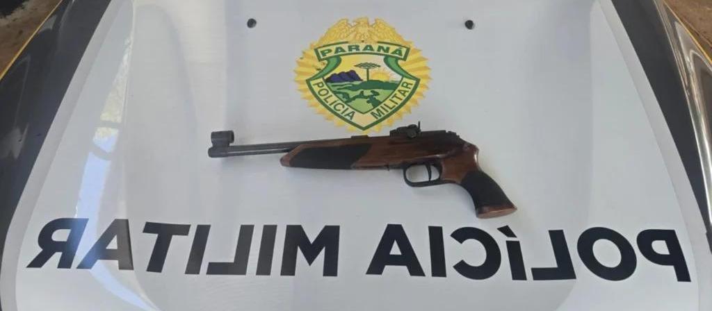 Discussão por mulher termina em ameaça com arma de fogo e prisão em Maringá