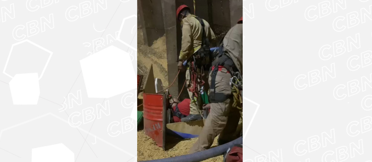 Trabalhador é resgatado com vida de silo em cooperativa de Maringá