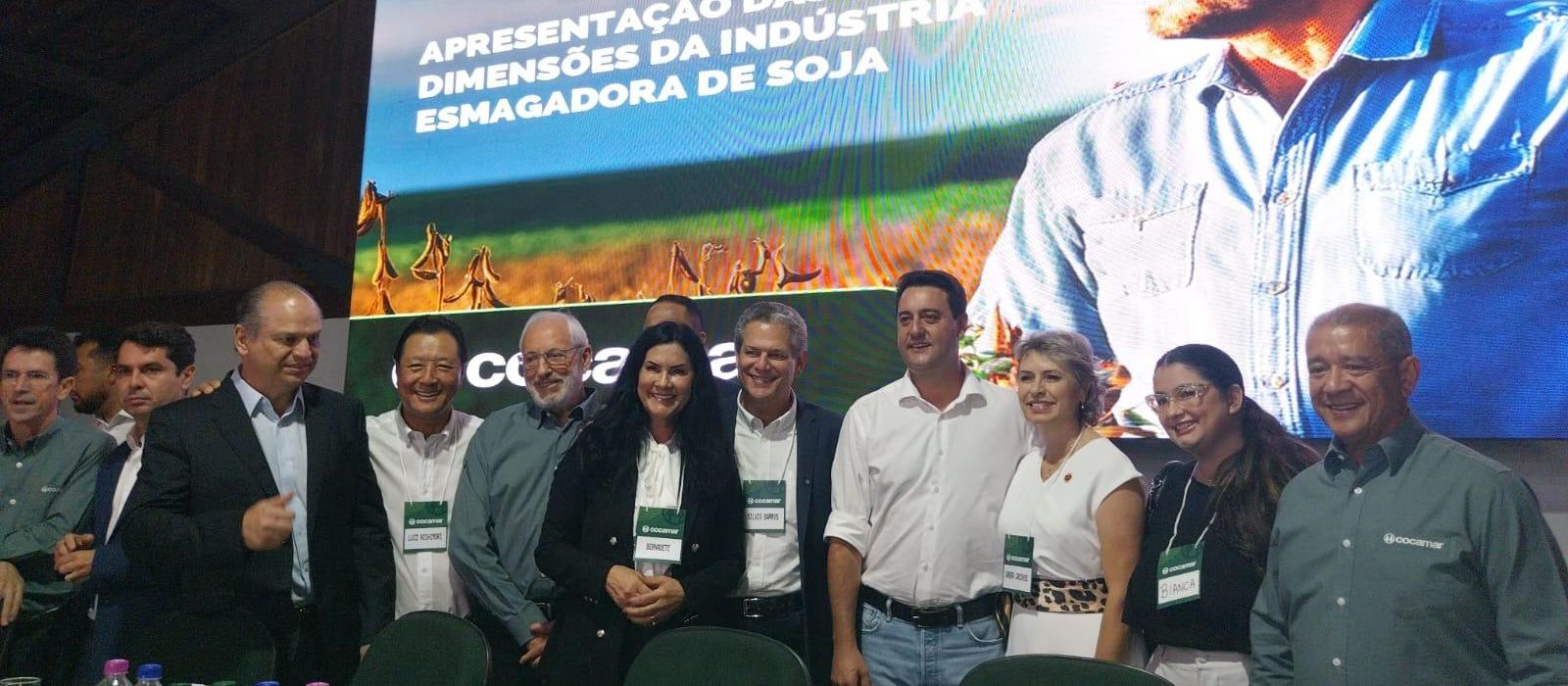 Governador oficializa parceria para construção de uma das maiores esmagadoras de soja do país em Maringá