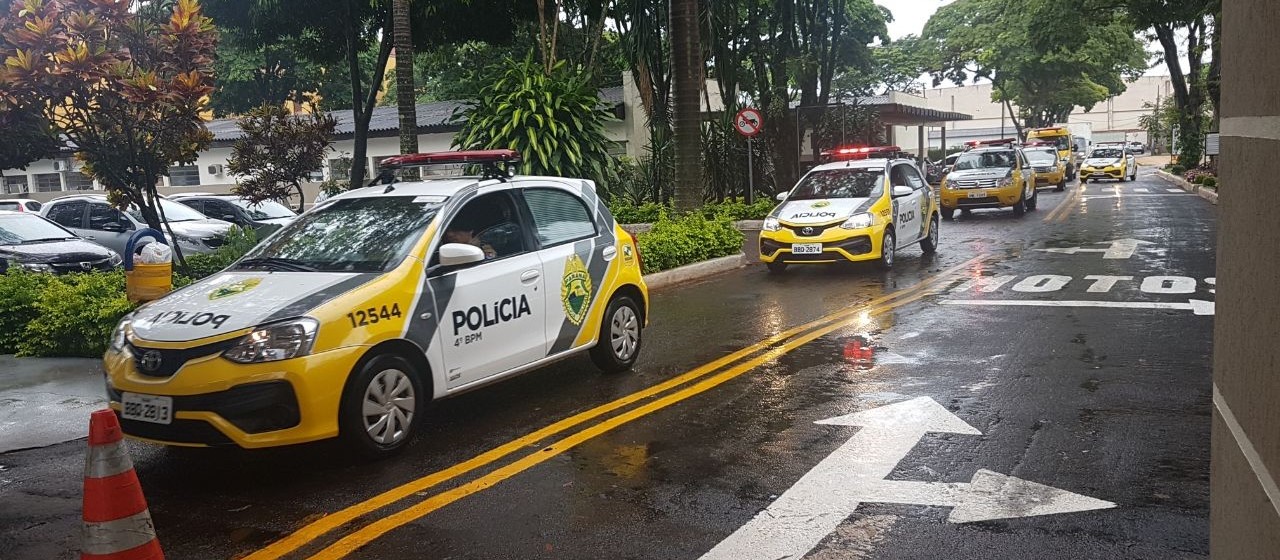 Reforço policial noturno começa em Maringá