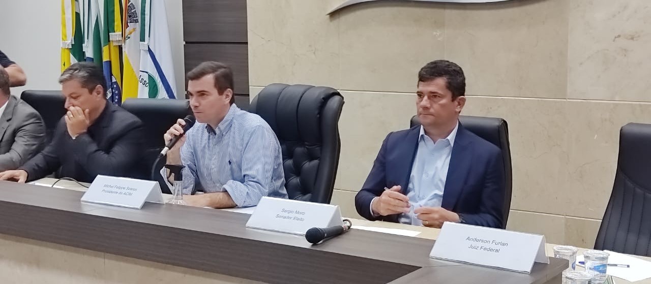 Senador eleito Sergio Moro se reúne com empresários em Maringá