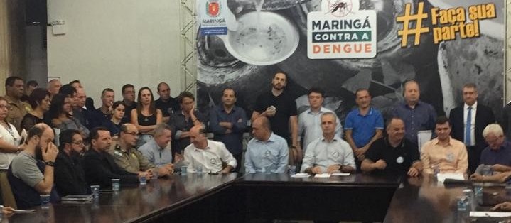 Maringá cria gabinete emergencial de combate à dengue