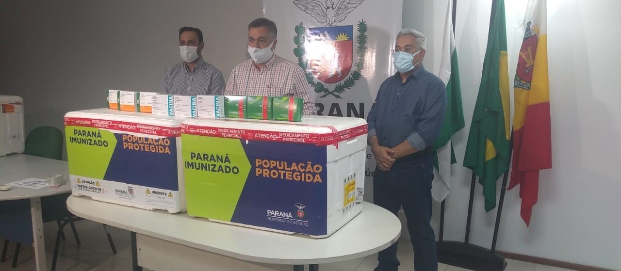 Maringá recebe mais 7 mil doses de vacinas contra a Covid-19