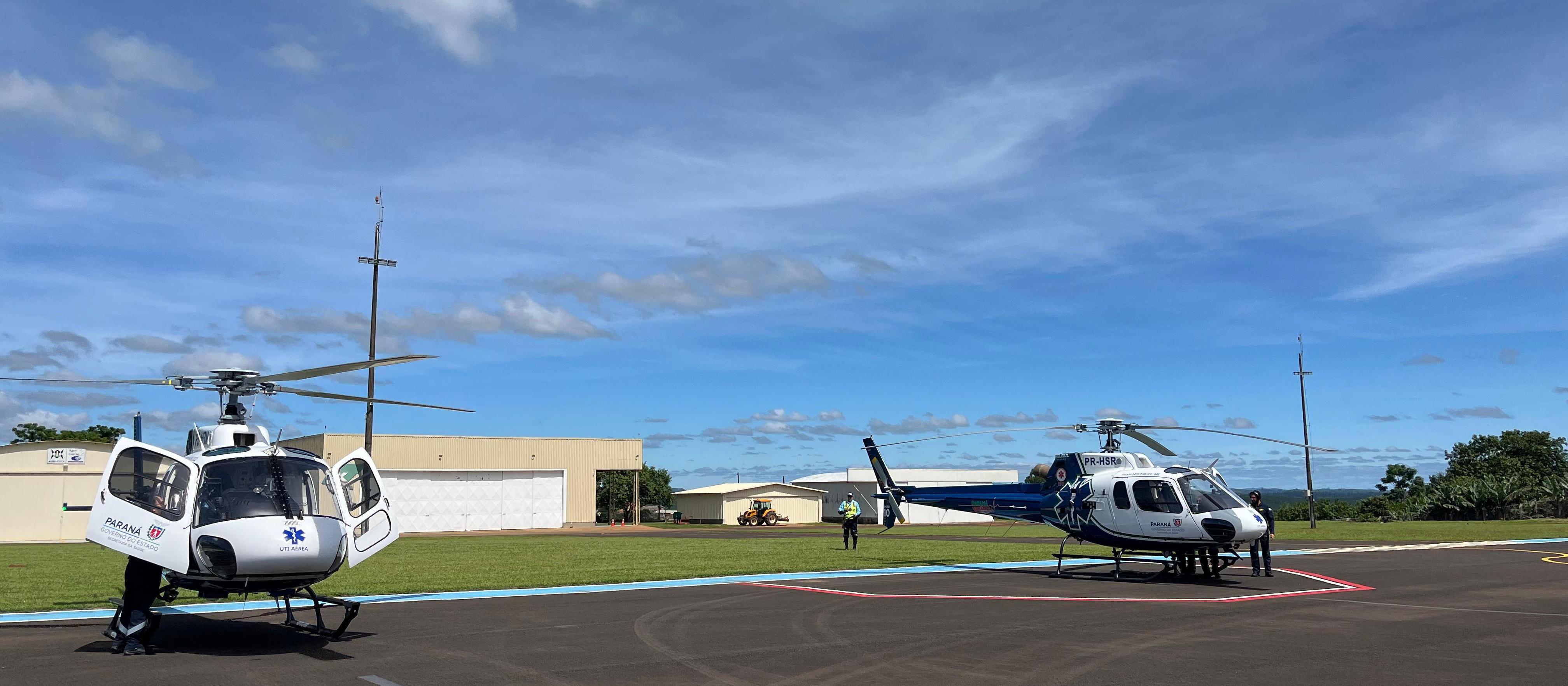 Samu Aéreo de Maringá participa de operação para transporte de órgãos