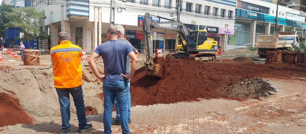 Seinfra prevê 10 dias úteis de trabalho para fechar cratera