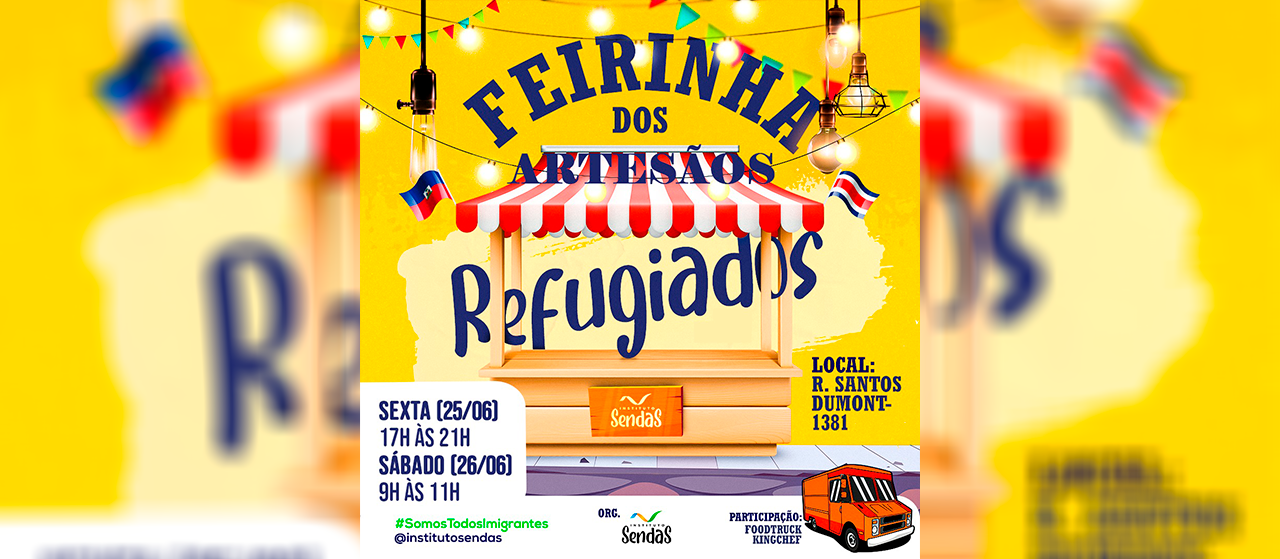 Entidade promove “Feirinha dos Artesãos Refugiados”