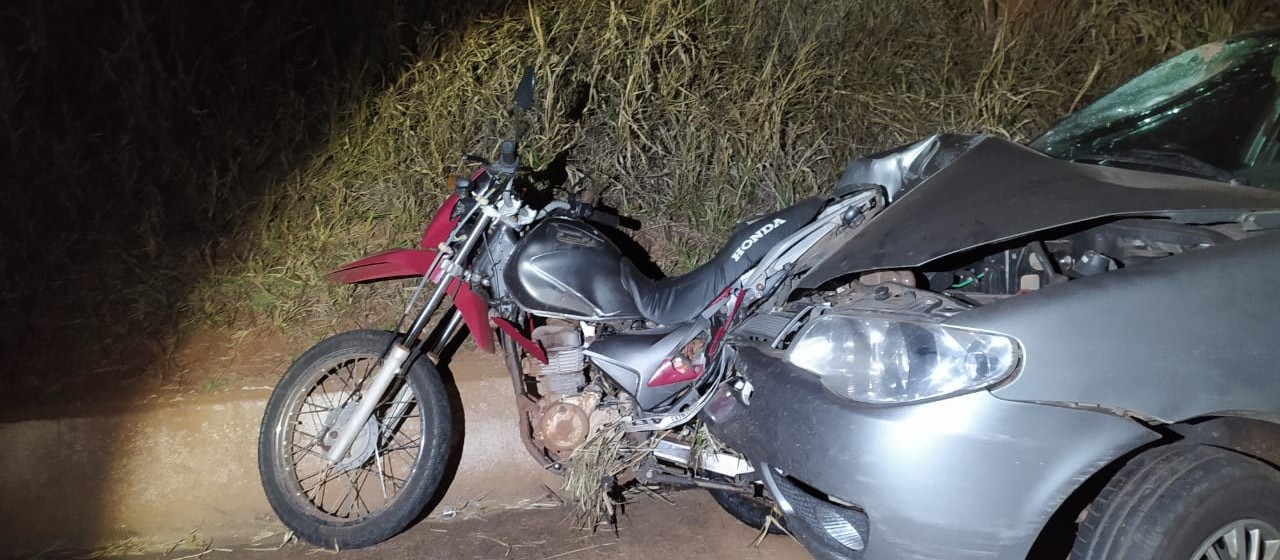 Motociclista morre em acidente na BR-487 em Tuneiras do Oeste