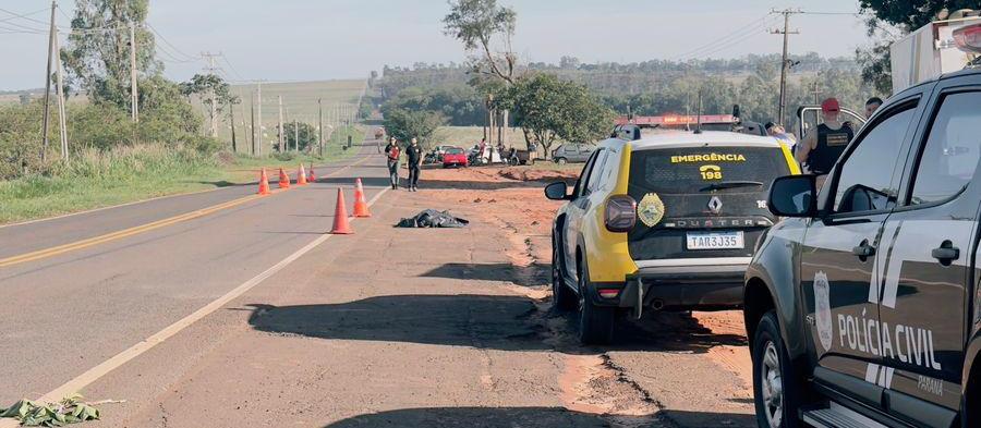 Animal solto em rodovia provoca acidente com morte