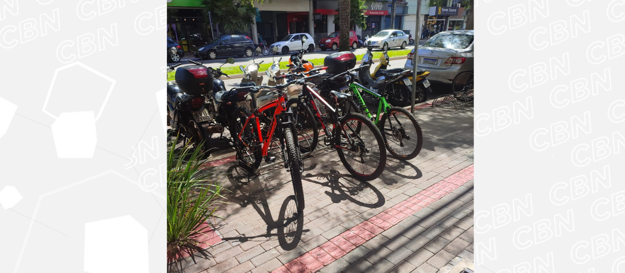 Polícia investiga furto de bicicleta no centro de Maringá e orienta ciclistas. Veja vídeo 