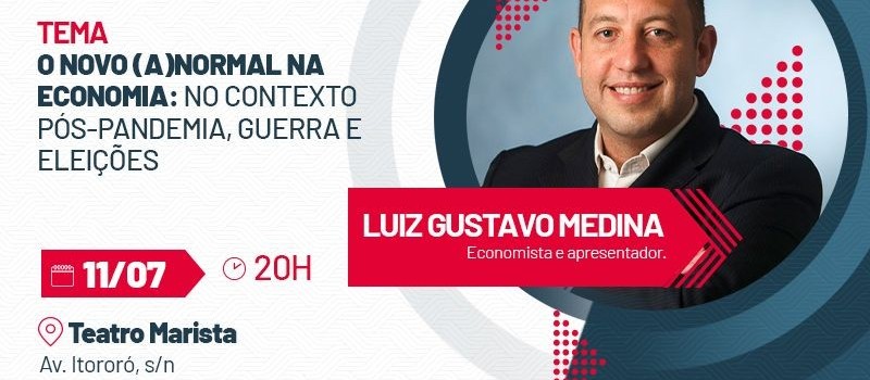 Luiz Gustavo Medina faz palestra em Maringá no próximo dia 11