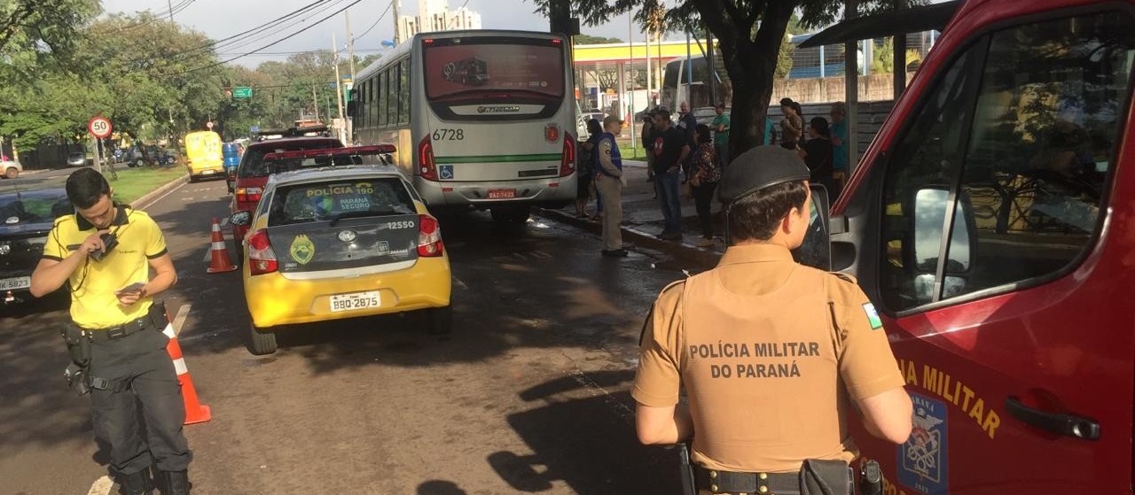 Idosa morre após ser atropelada por ônibus do transporte coletivo em Maringá