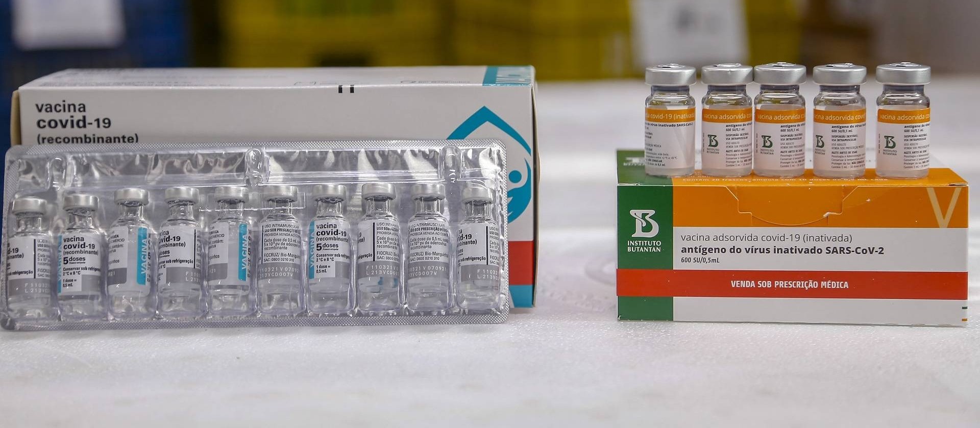 Maringá recebe mais 12,6 mil doses de vacinas contra a Covid-19