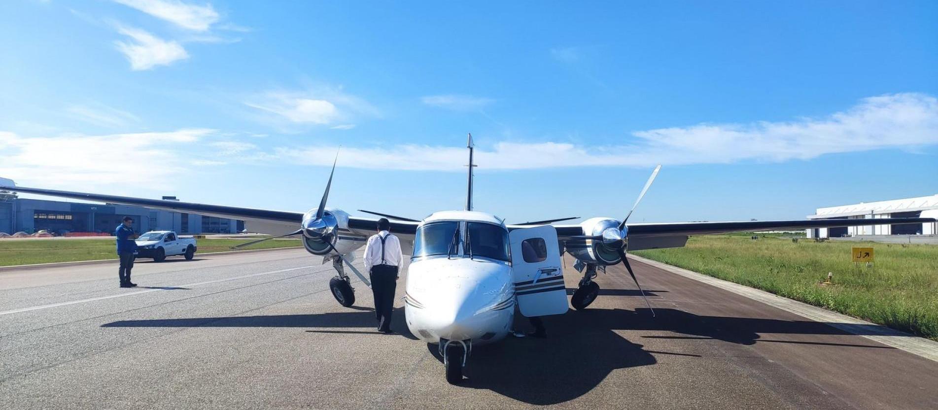 Avião com empresário de Maringá faz pouso “de barriga” em Sorocaba