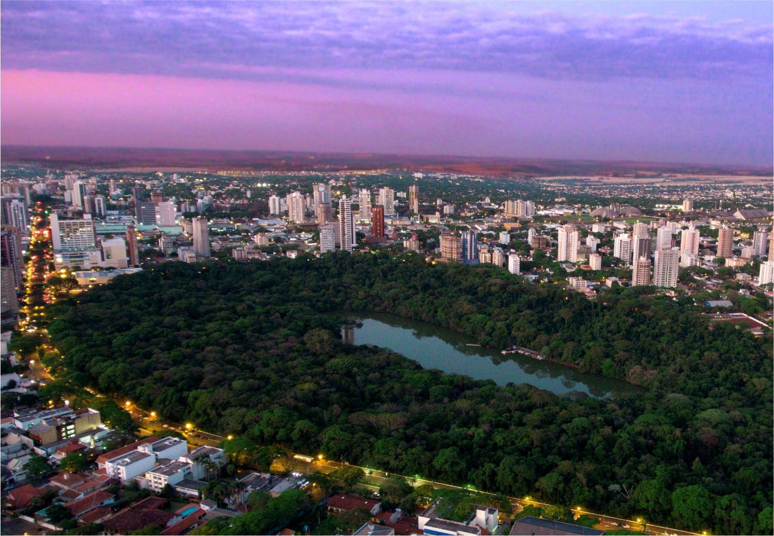 O parque é admirado pelos moradores da cidade e encanta os visitantes