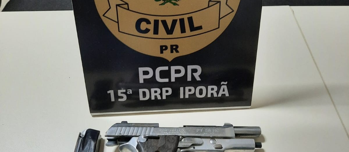 Polícia Civil apreende arma usada para matar empresário em Francisco Alves