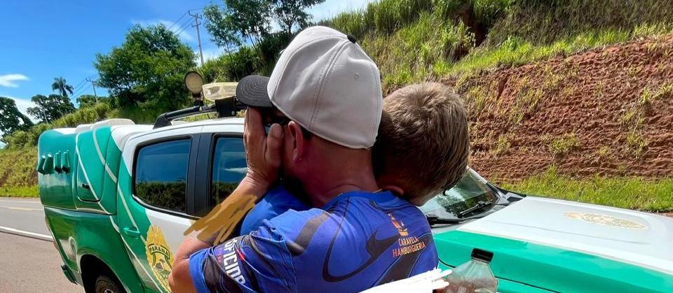 Polícia Ambiental ajuda pai encontrar filho adolescente que saiu de casa após briga