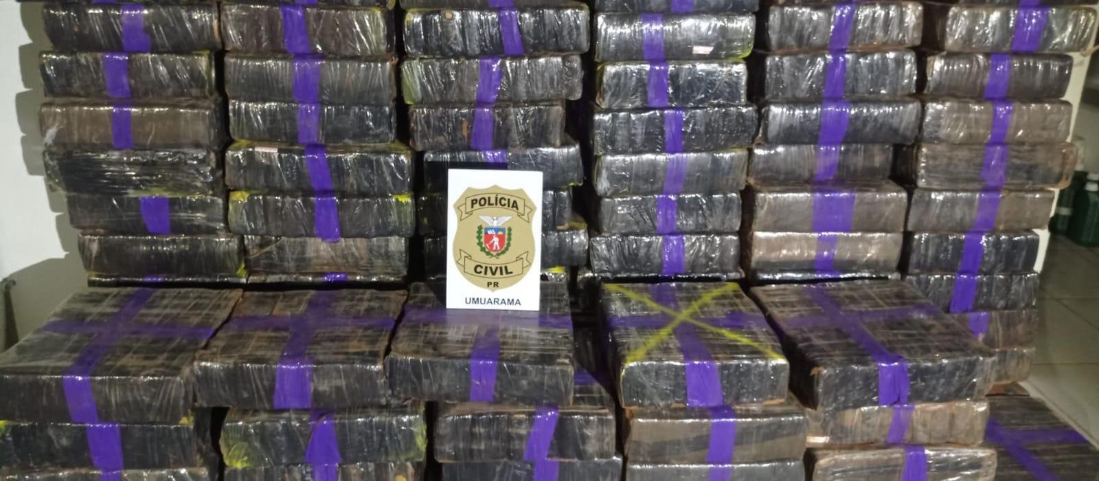 Polícia Civil apreende mais de uma tonelada de droga no Parque Industrial