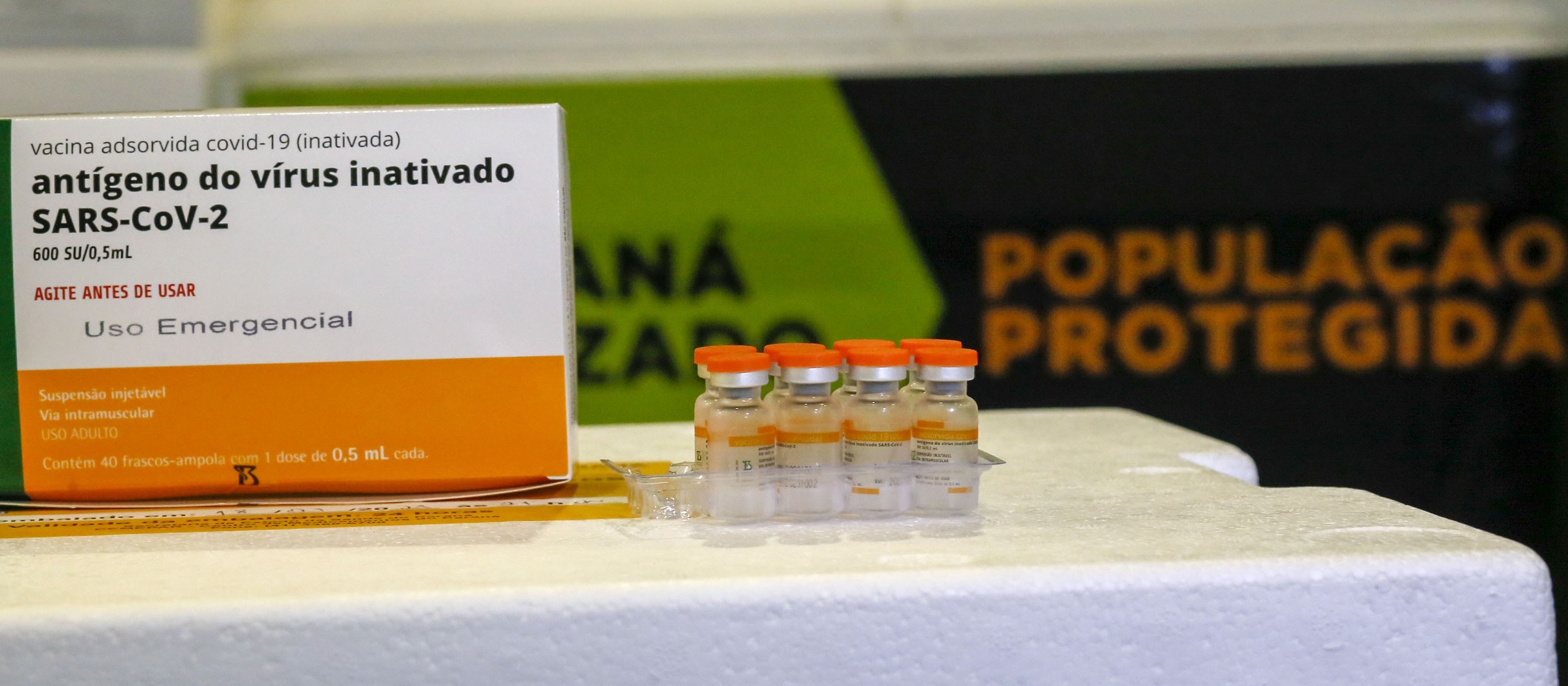 15ª Regional da Saúde de Maringá recebe mais 1880 doses da CoronaVac nesta sexta (29)