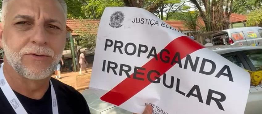 Propaganda irregular no Colégio Unidade Polo