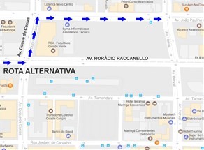 Trecho da Avenida Horácio Racanello será interditado por um ano durante obras do Terminal Intermodal