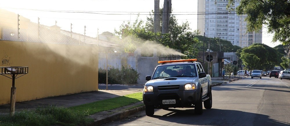 Veja a lista dos bairros de Maringá que vão receber o fumacê nos próximos dias