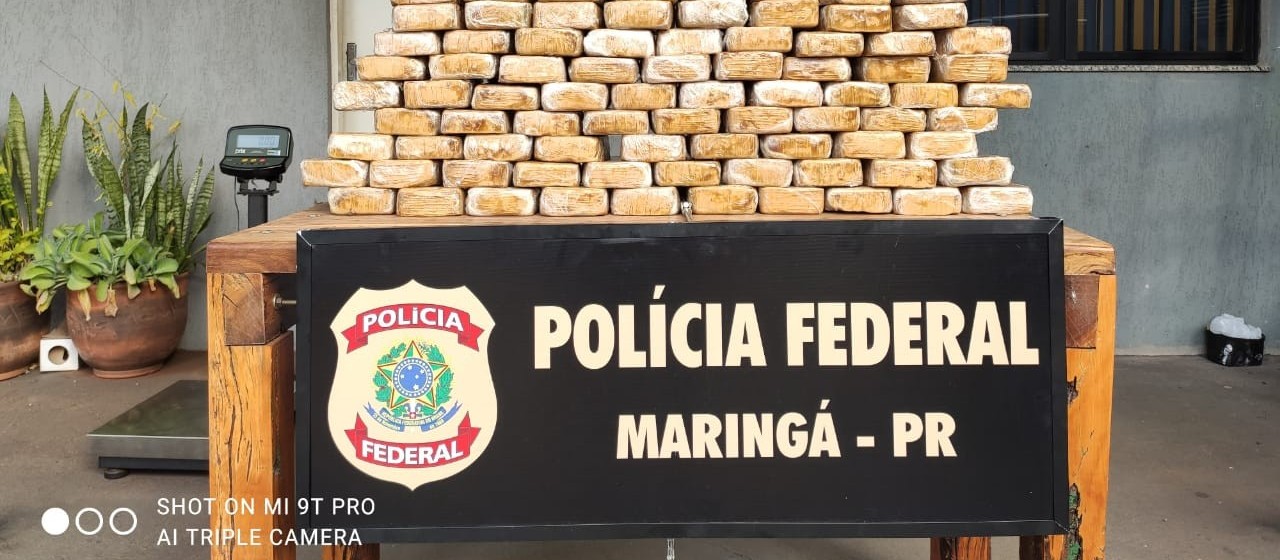 Polícia Federal apreende em Maringá caminhão com 154 kg de crack