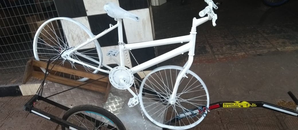  Mais uma 'ghost bike' será instalada em Maringá 
