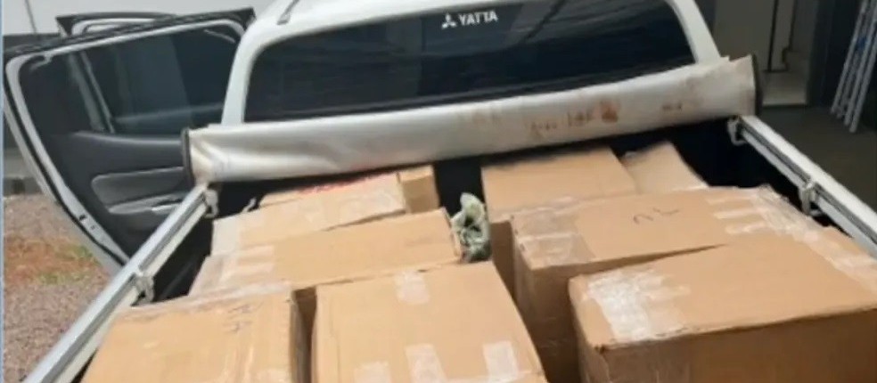 Delegado da região é preso transportando contrabando em viatura
