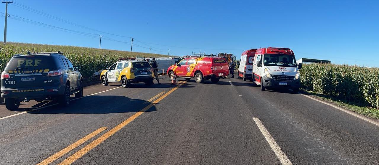 Gestante e bebê morrem em acidente com ambulância na BR-369