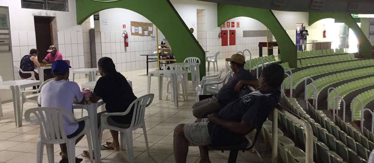 30 pessoas em situação de rua estão acolhidas no Chico Neto, em Maringá