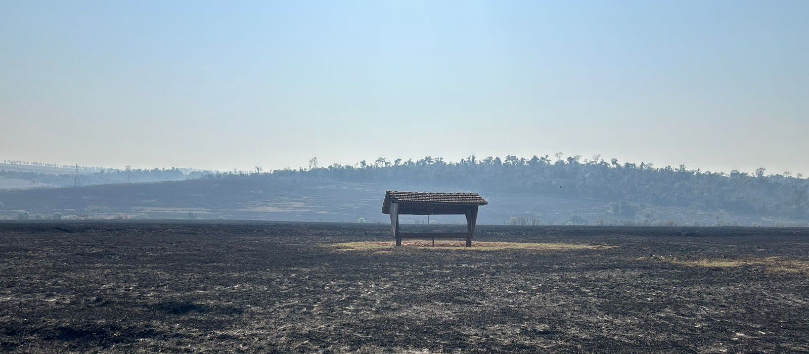 Helicóptero do IAT vai reforçar combate a incêndio florestal