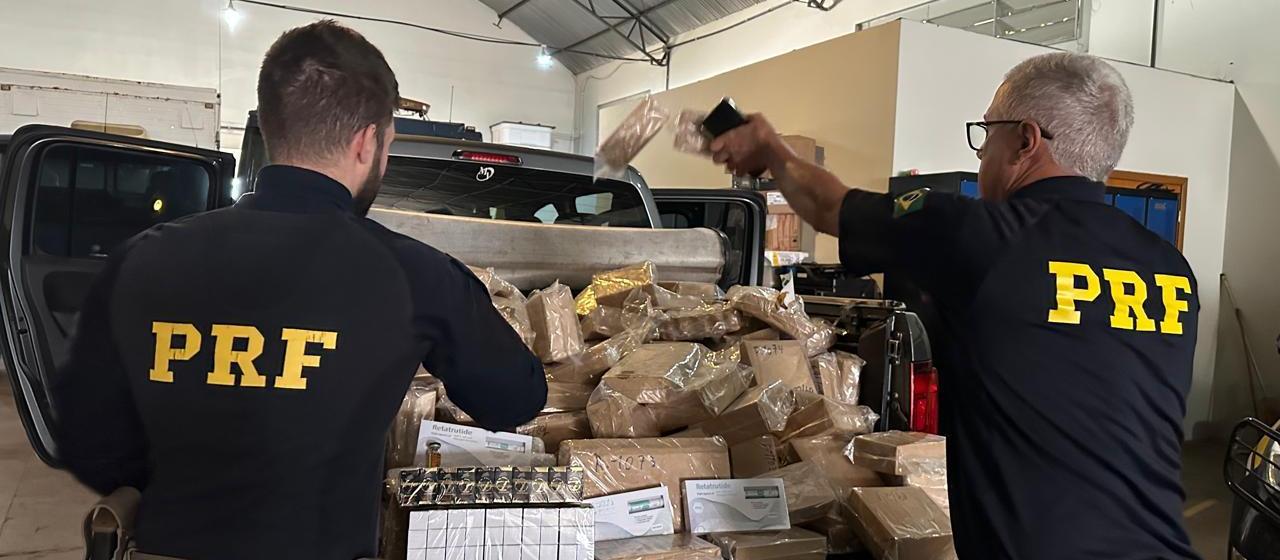 PRF apreende grande quantidade de anabolizantes e medicamentos
