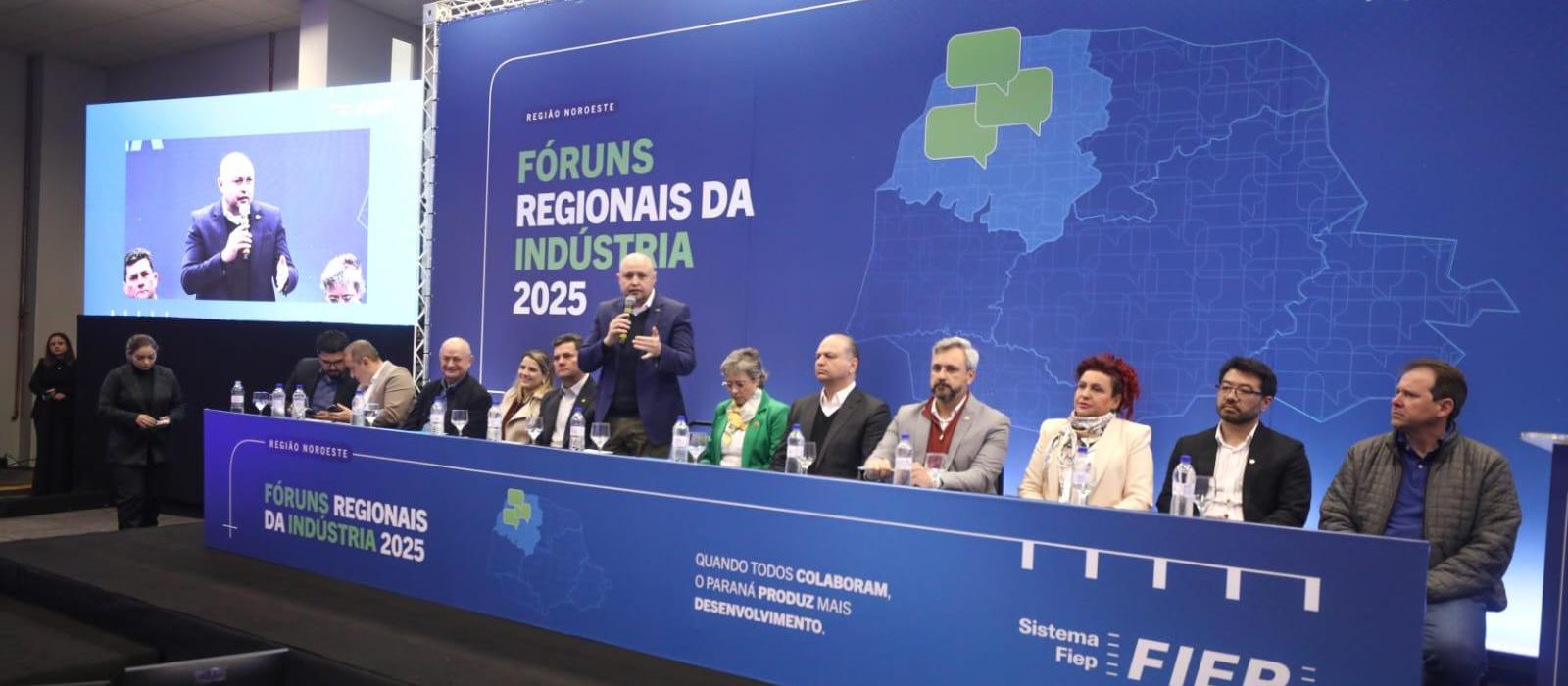 Em Maringá, Fórum Regional da Fiep debate política industrial
