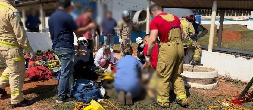 Dois trabalhadores morrem por falta de oxigênio em fosso de granja 