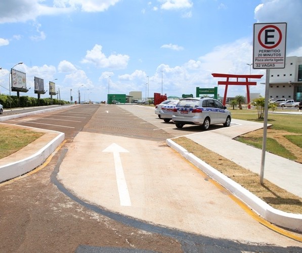 Estacionamento do aeroporto de Maringá passa ter 68 vagas