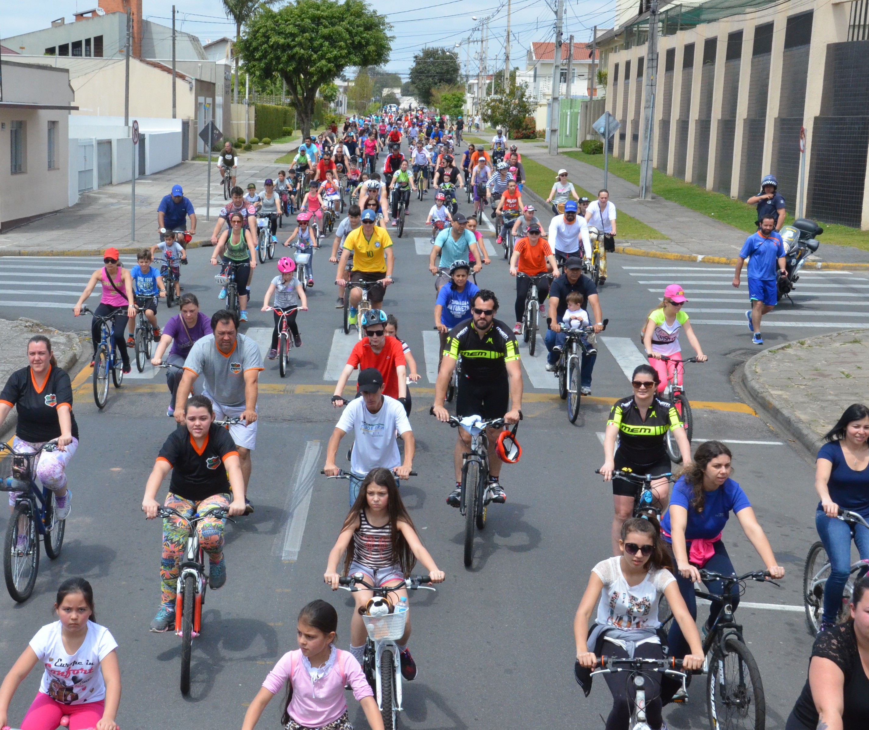 No feriado, terá Passeio Ciclístico e Caminhada da Família