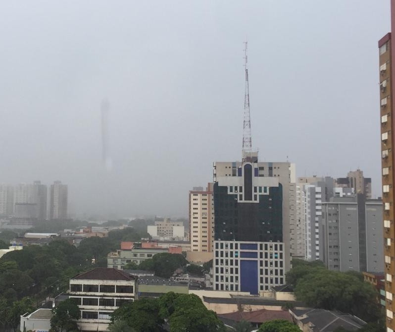 Choveu menos no primeiro semestre deste ano que no do ano passado em Maringá