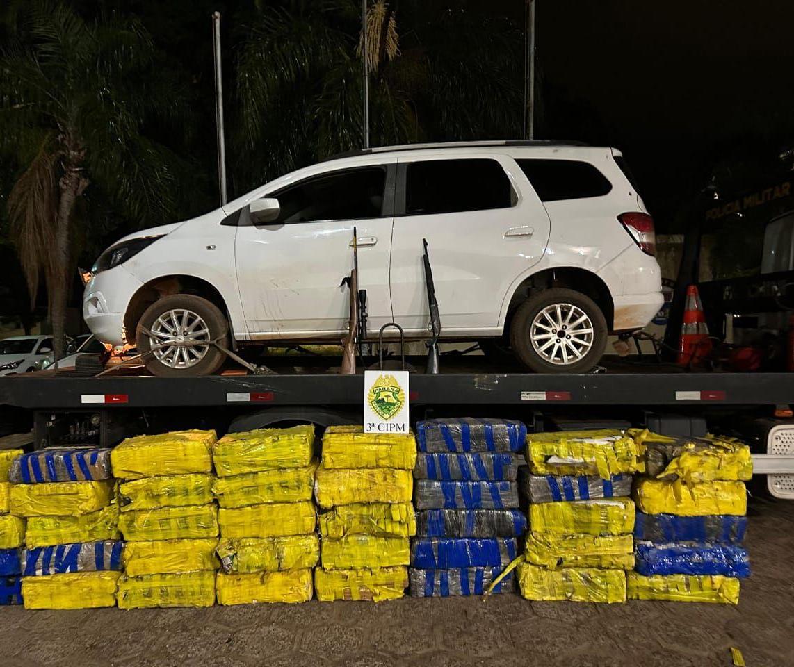 PM e PF apreendem drogas e armas em operação em Loanda