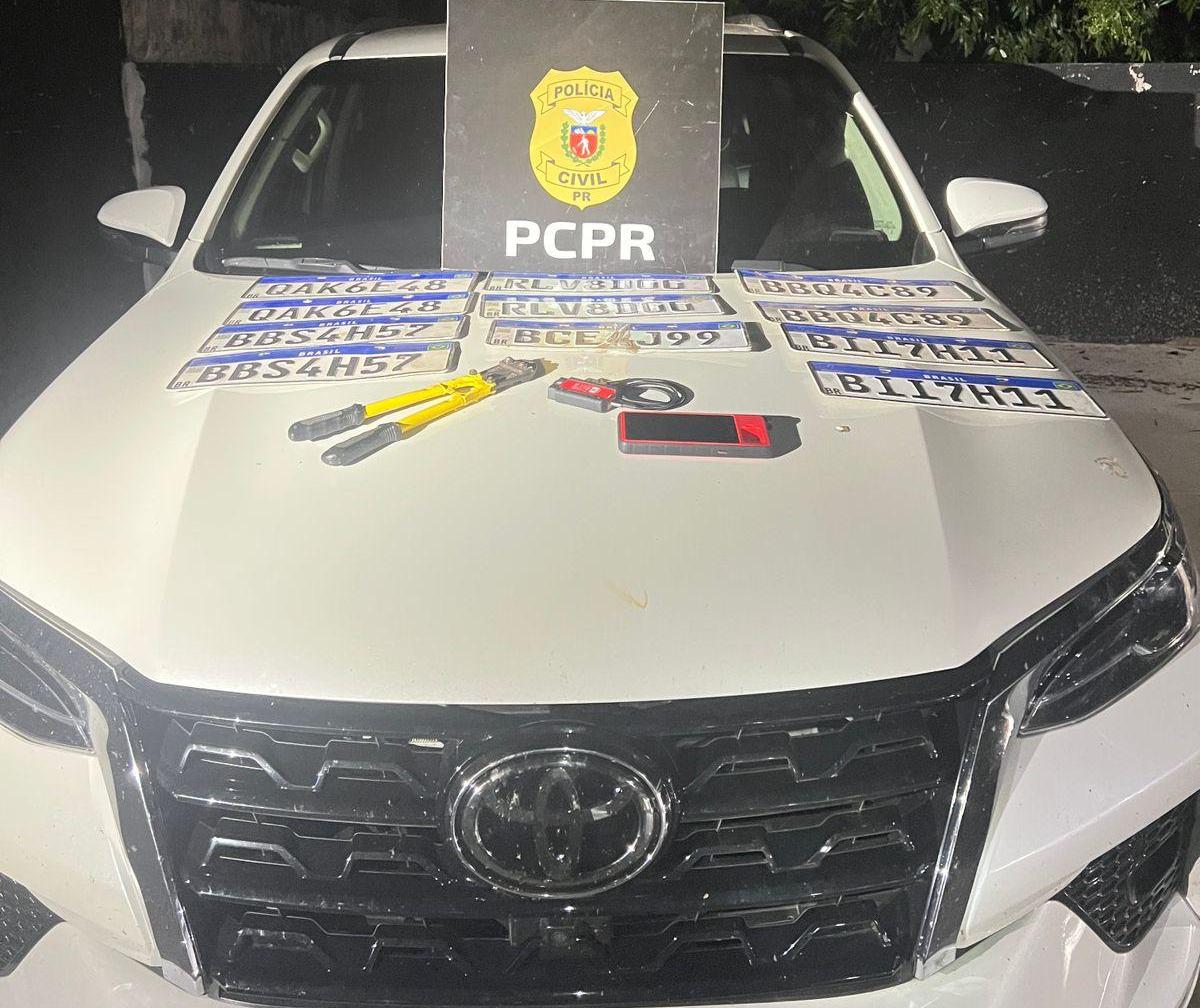 Polícia prende dupla suspeita de furtar carros de luxo em Cianorte