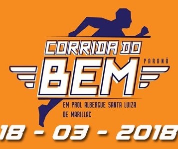 Corrida do Bem será no domingo (18)