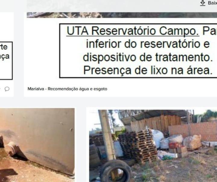 MP faz recomendação ao serviço de água e esgoto em Marialva