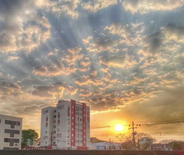 Maringá tem calor de até 34°C antes da chegada de nova frente fria