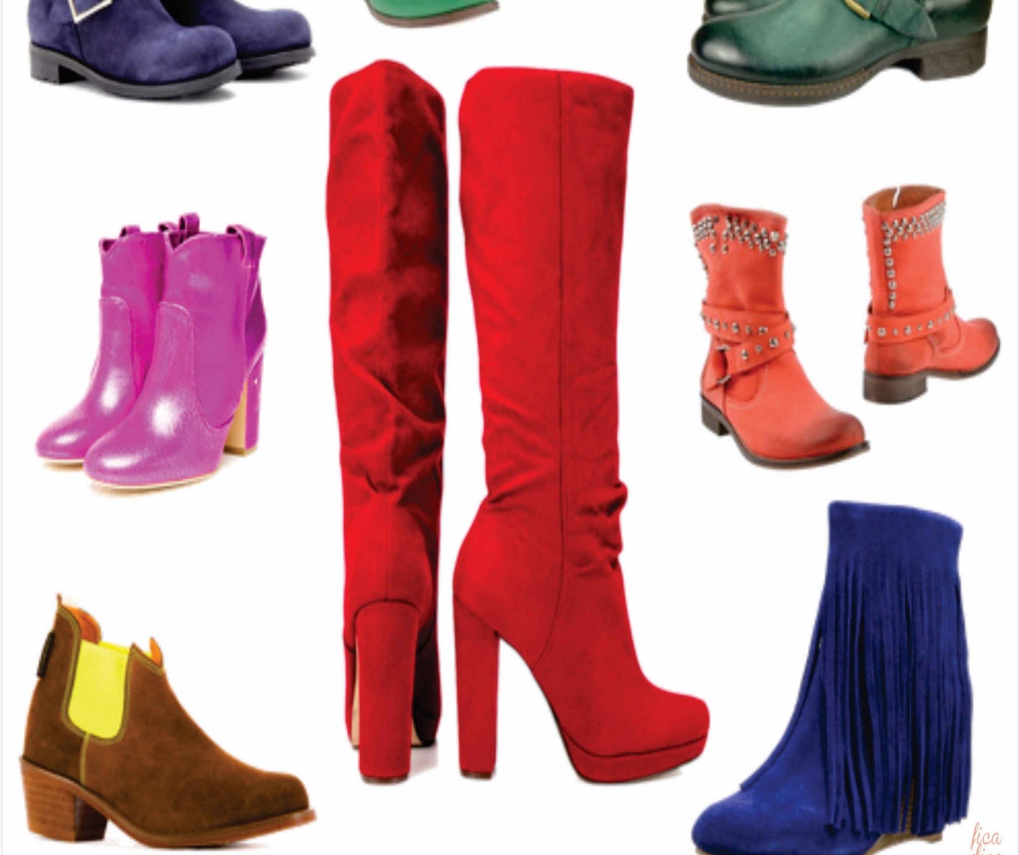 Sapatos coloridos estão em alta na coleção outono-inverno
