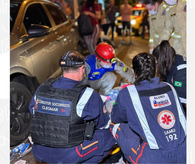 Jovem fica em estado grave após acidente em Maringá