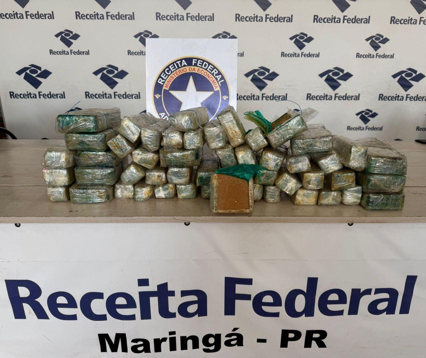 RF apreende 33 quilos de pasta base de cocaína