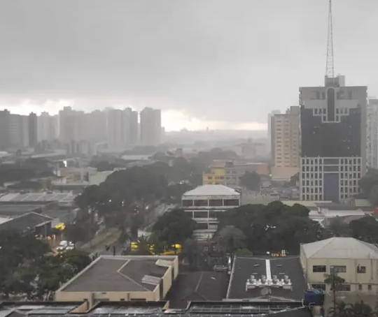 Veja a previsão do tempo para este sábado, 1°, em Maringá