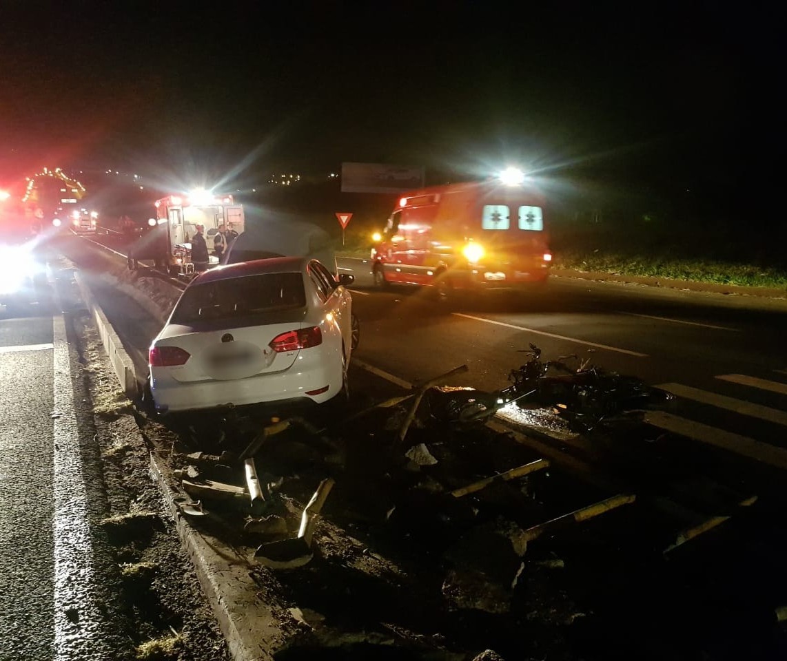 PRF atende dois acidentes simultâneos com motoristas embriagados