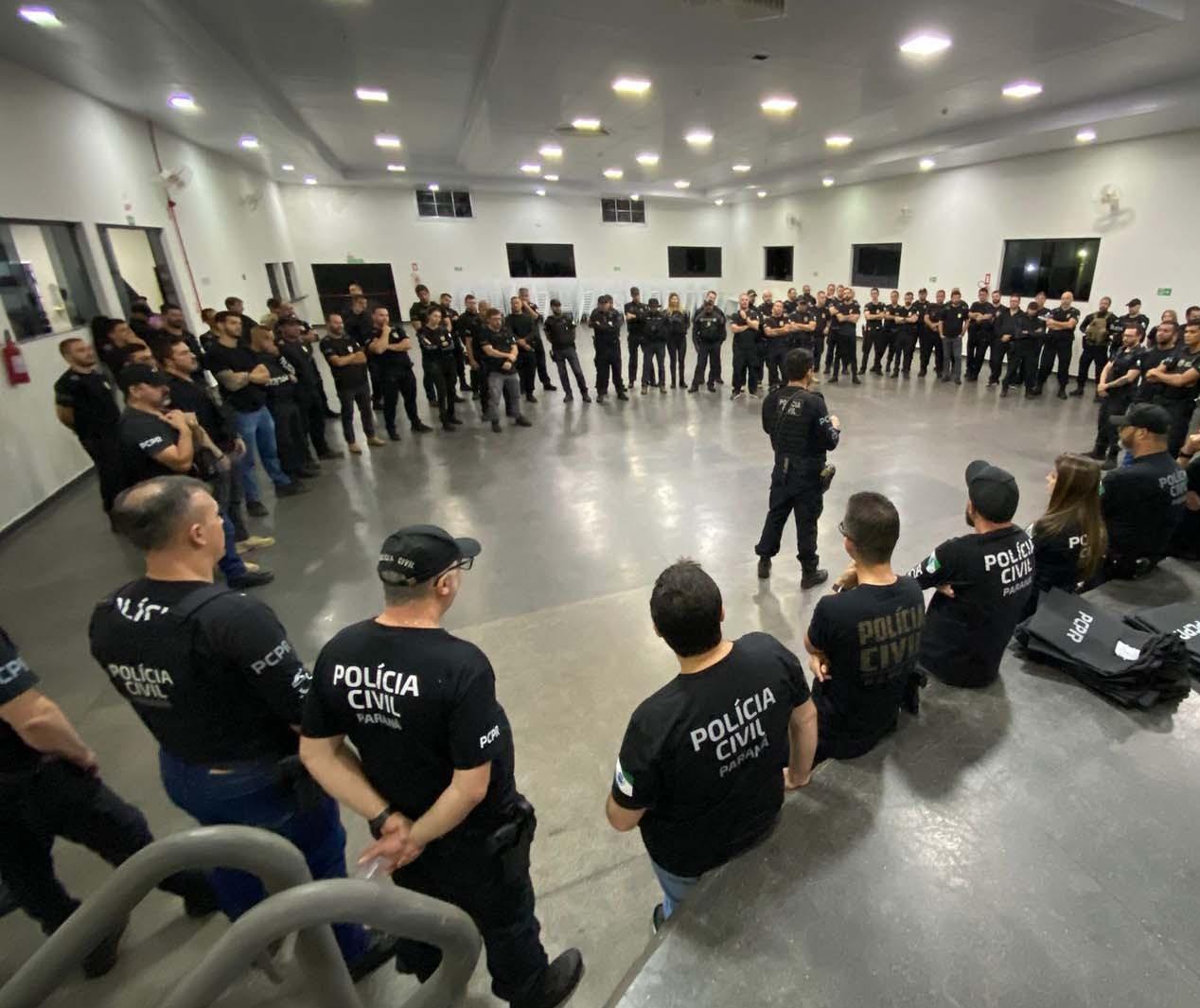 Com 150 policiais, Polícia Civil deflagra operação contra tráfico de drogas